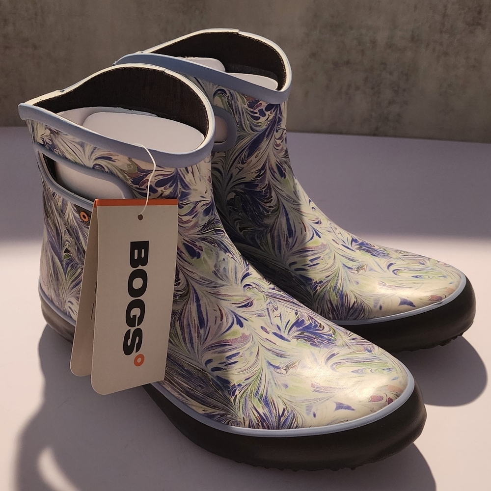 BOGS Patch Ankle Mrbl Rainboot